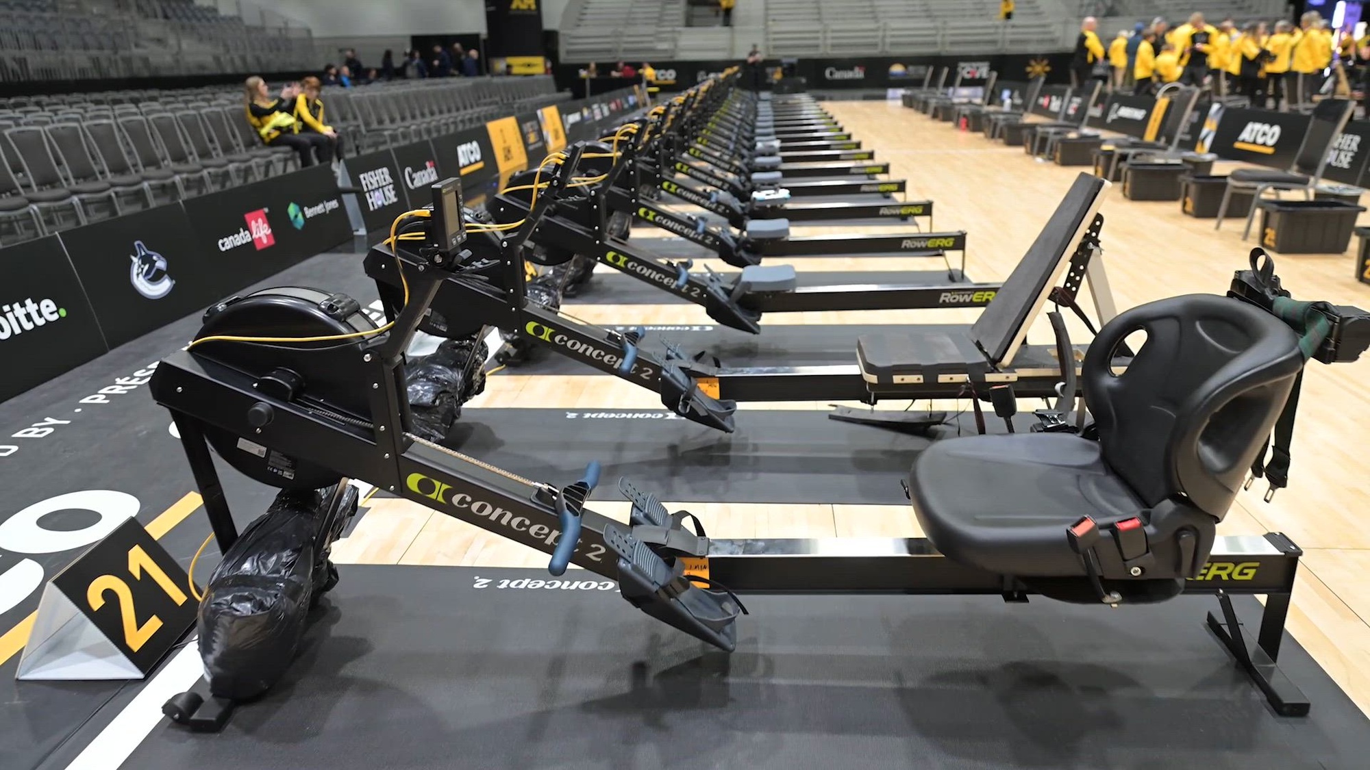 Video footage of Team U.S. competitors competing in indoor rowing during the 2025 Invictus Games in Vancouver, Canada, Feb. 16, 2025.<br /><br />Fifty competitors make up Team U.S., which is competing along with 22 other nations in the 2025 Invictus Games. Throughout the competition, events will take place in Vancouver and Whistler, Canada, from Feb. 8-16, 2025. The competition includes 11 different events, including six adaptive winter sports, the first year that winter-specific sports have been part of the Invictus Games competition.<br /><br />The Invictus Games is an international sporting event for wounded, injured, and ill active duty and veteran military personnel.