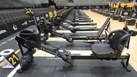 B-Roll: Team U.S. competes in indoor rowing during 2025 Invictus Games