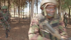B-Roll: Multinational troops conduct small unit tactics in Kenya during Justified Accord 2025