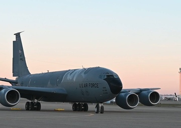 50th Air Refueling Squadron refuels fighter aircraft during Bamboo Eagle 25-1