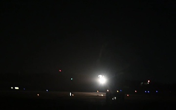 34th Expeditionary Bomb Squadron B-1B Lancer returns to Andersen AFB from Aero India 2025 air show