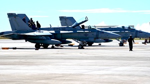 Marine F/A-18 Landing B-roll
