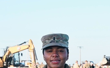 LEAP scholars participate in expeditionary airfield damage repair training at Morón AB