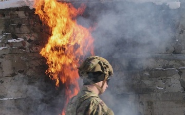 U.S. Soldiers from 3-321 Learn and Assemble Molotov Cocktail Bombs