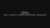 Supply Corps 230th Birthday
