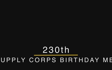 Supply Corps 230th Birthday