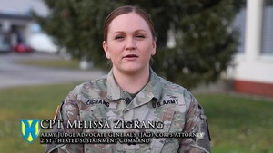 Capt. Melissa Zigrang Soldier Spotlight