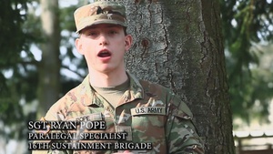Sgt. Ryan Pope Soldier Spotlight