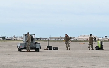 Air Mobility Command’s AMXS and MXS Airmen ensure KC-135 Stratotankers stay mission ready during Bamboo Eagle 25-1