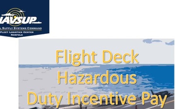 FEG flight deck hazardous duty pay