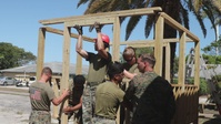 U.S. Marines with MWSS-272 undertake construction projects in the Bahamas