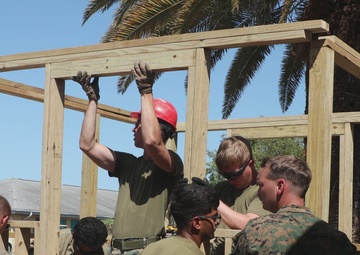U.S. Marines with MWSS-272 undertake construction projects in the Bahamas