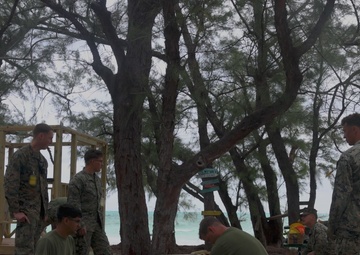 U.S. Marines with MWSS-272 undertake construction projects in the Bahamas