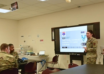 169th Fighter Wing Airmen participate in Tactical Combat Casualty Care training