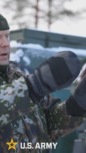 10th Mountain Division and Canadian soldiers participate in drivers training during Arctic Forge 25