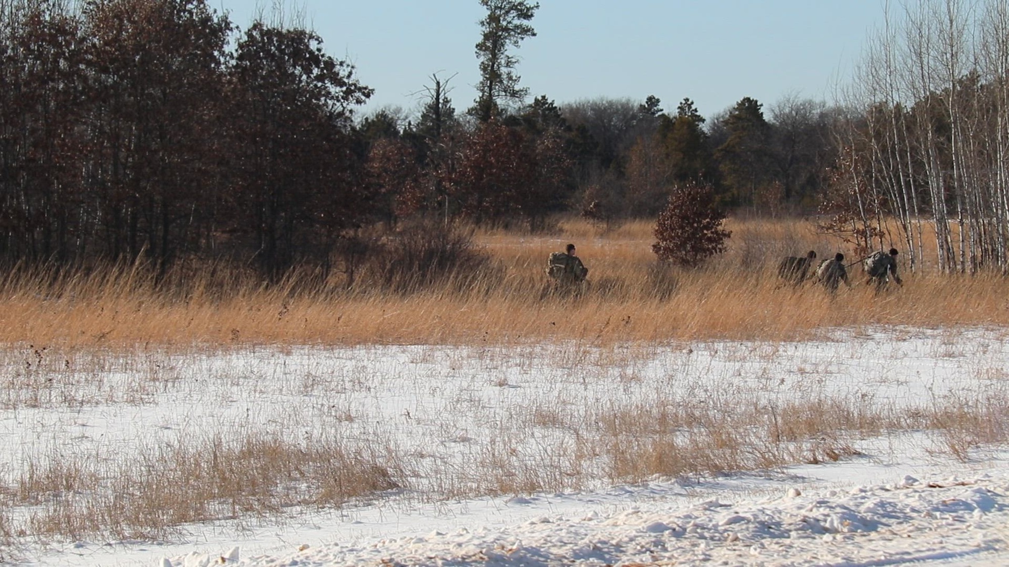 ROTC cadets with an Army ROTC unit participate in the Northern Warfare Challenge on Feb. 21, 2025, at Fort McCoy, Wis. There were 54 teams competing in the challenge from universities and colleges all over the United States. At Fort McCoy, cadets faced a variety of challenges during the competition. The cadets then did a 12-mile ruck in La Crosse, Wis., on the second day of their competition. Final Results included West Point taking first, Wheaton College earning second, and the University Wisconsin-Madison taking third. Fort McCoy regularly supports training efforts with U.S. Army Cadet Command.
