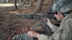 B-Roll: 173rd Airborne Brigade trains on crew-served weapons during Justified Accord 2025 in Kenya