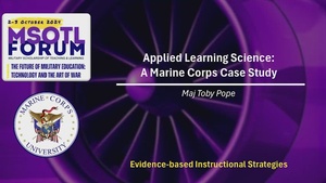 Applied Learning Science - A Marine Corps Case Study