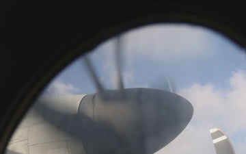 Marine F/A-18s refuel during Cope North 25