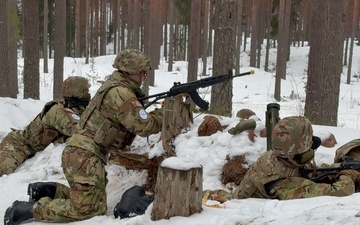 Virginia National Guard Soldiers conduct Field Training Exercise during Arctic Forge 25