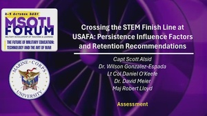 Crossing the STEM Finish Line at USAFA- Persistence Influence Factors and Retention Recommendations