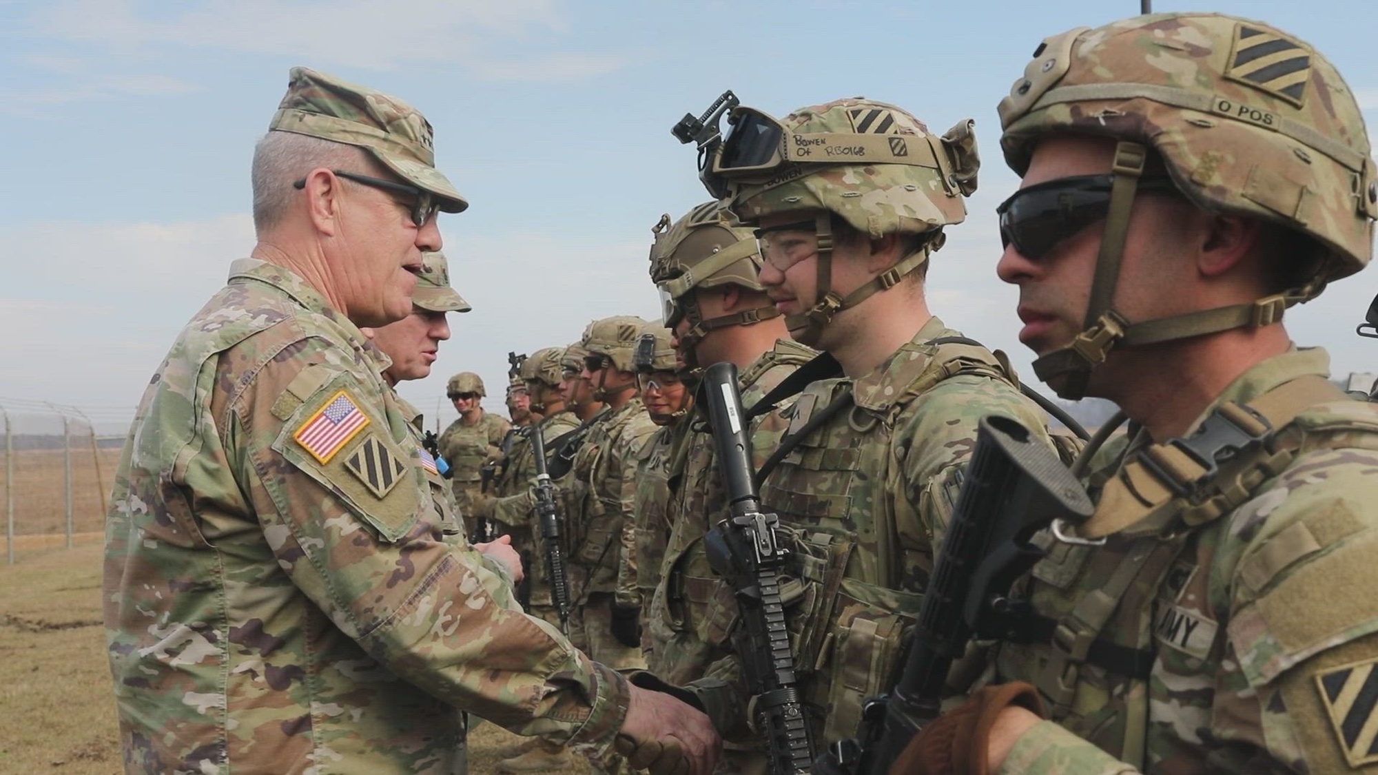 Gen. James Rainey, commanding general of the United States Army Futures Command, visits Fort Stewart, Georgia, Feb. 24, 2025. Rainey served as the commanding general of 3ID from June 2015 until May 2017, and is set to be inducted as a Distinguished Member of the Division. (U.S. Army video by Sgt. Duke Edwards)