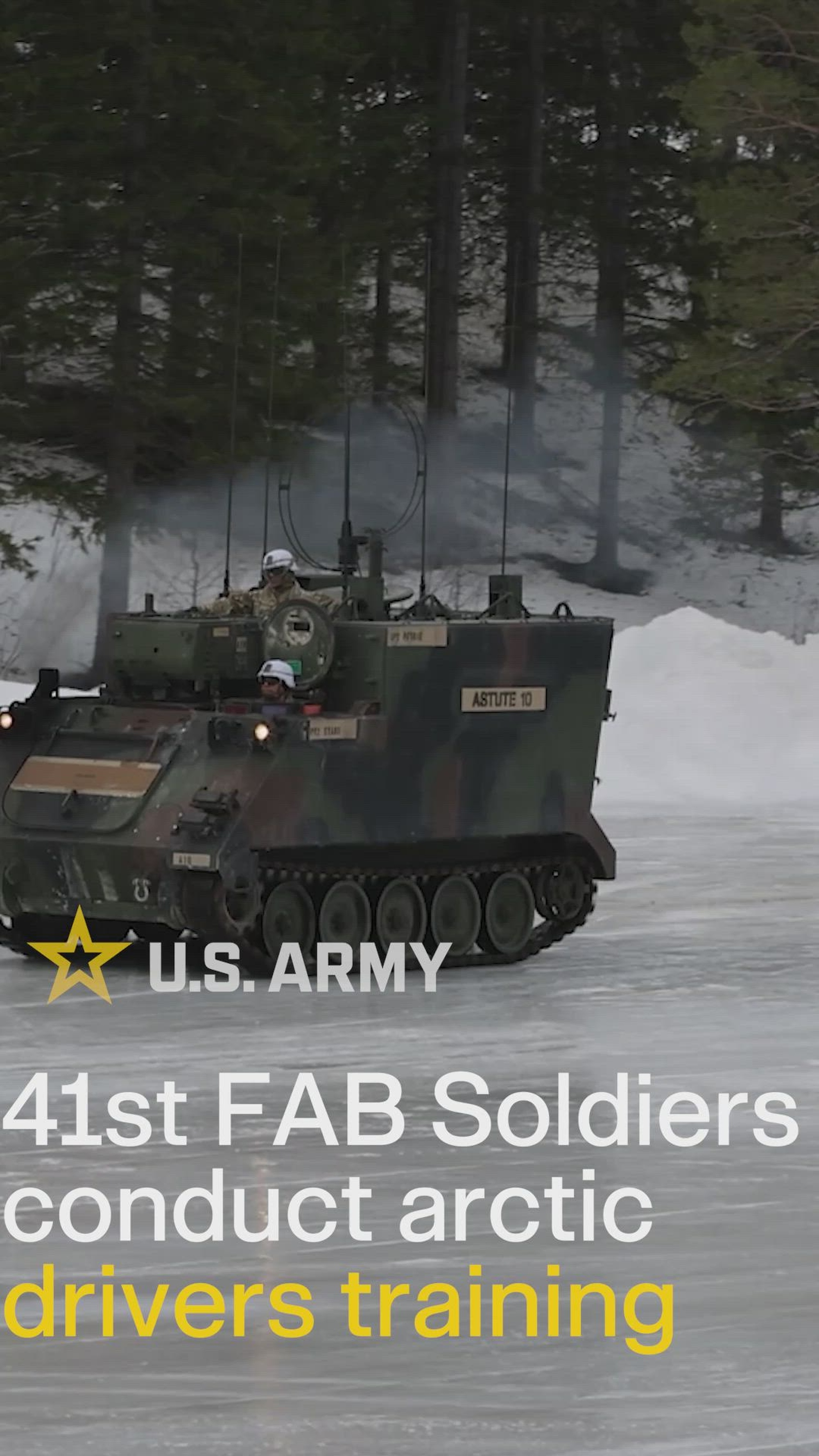 U.S. Soldiers assigned to Charlie Battery, 1st Battalion, 6th Field Artillery Regiment, 41st Field Artillery Brigade drive an M1068 mobile command post vehicle and a Heavy Expanded Mobility Tactical Truck as part of an arctic drivers training course led by the Norwegian Army during Exercise Joint Viking 25 in Setermoen, Norway, Feb. 25, 2025. The training provided U.S. Soldiers with the ability to operate and maneuver efficiently in an arctic environment. As a multilateral exercise in Norway, Joint Viking 25&#39;s goal is to strengthen the U.S. Army&#39;s ability to operate with Arctic Allies and rapidly respond to a crisis in Arctic terrain.
