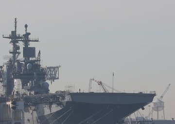 USS KEARSARGE RETURNS TO NAVAL STATION NORFOLK