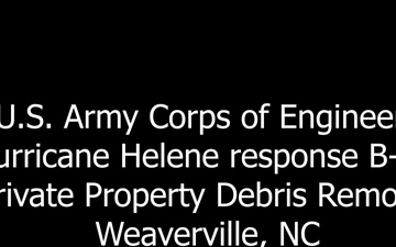 USACE continues private property debris removal