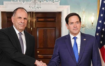 Secretary Rubio meets with Greek Foreign Minister Giorgos Gerapetritis at the Department of State