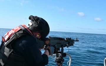 U.S. Coast Guard Station Los Angeles-Long Beach takes the range to the water