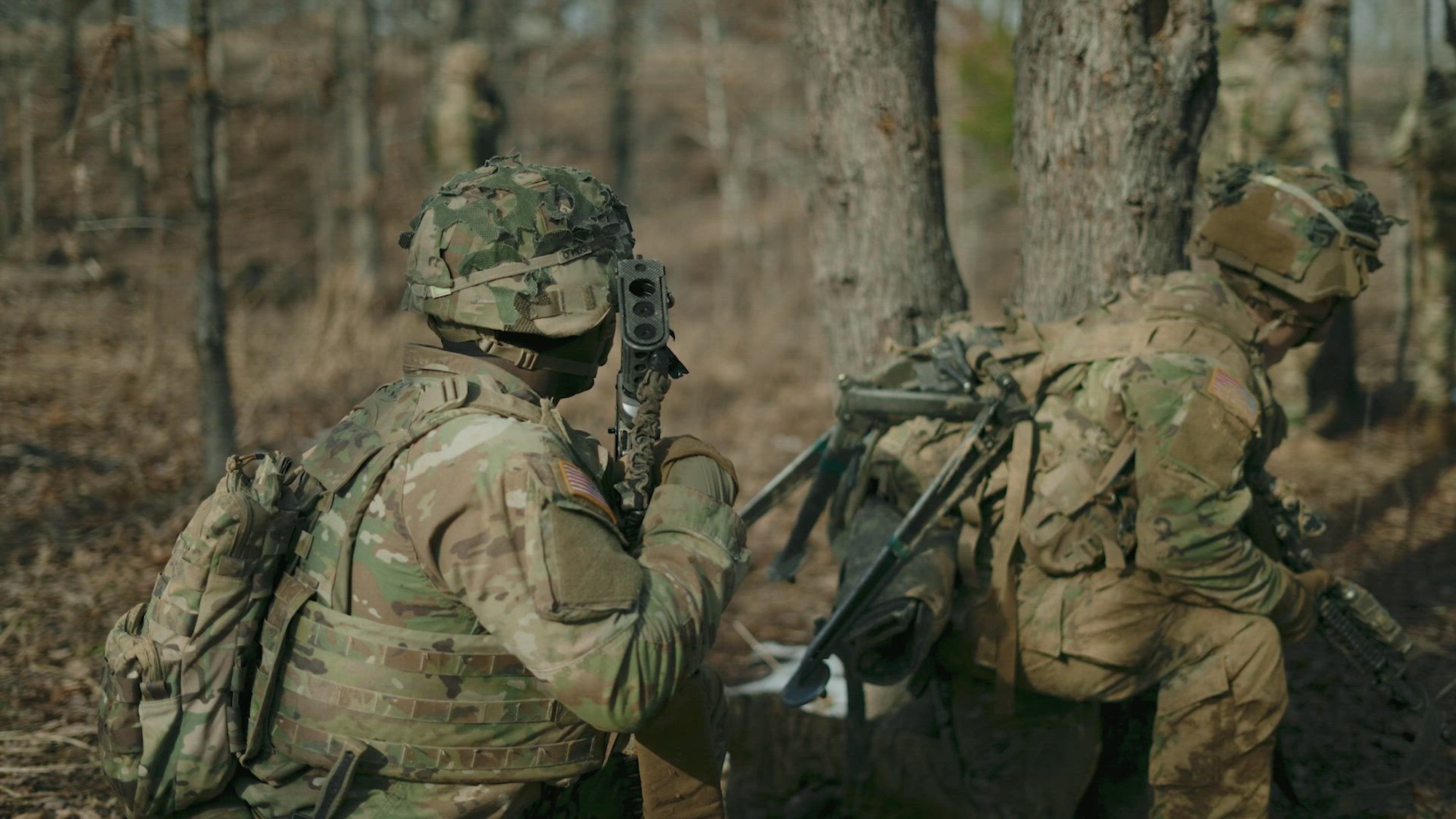 Soldiers of Easy Company, 2-506, 3rd Brigade Combat Team &quot;Rakkasans&quot;, 101st Airborne Division (Air Assault) conduct a live fire squad training exercise leading up to Operation Lethal Eagle 25.1 at Fort Campbell, KY on February 22, 2025. Operation Lethal Eagle, a 21-day rigorous training exercise, is designed to train individual and collective lethality, prototype Army initiatives, and build mastery of large-scale, long-range air assault capabilities throughout the 101st Airborne Division (Air Assault).
