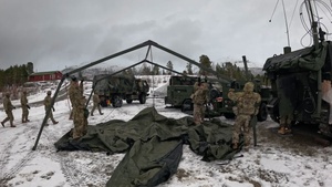 MLRS battalion establishes command and control in Norway during exercise