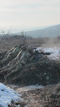 1st Armored Division Conducts Battle Drill Three and Seven (Reel)
