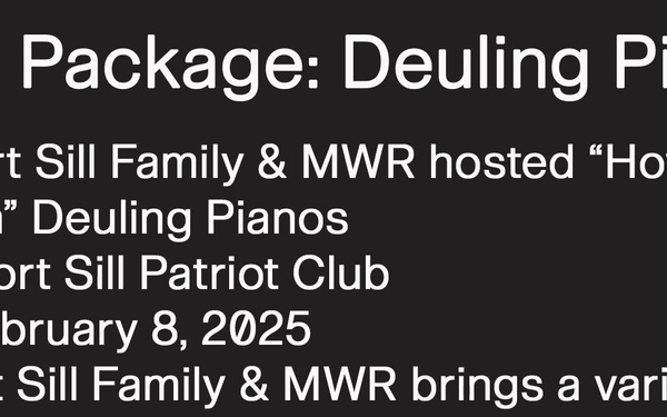 Fort Sill Family & MWR hosts Deuling Pianos