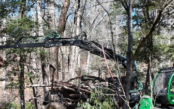 USACE clears waterway debris in Swain County