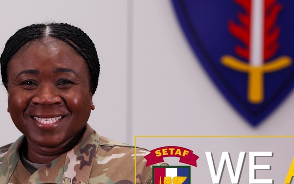 We Are SETAF-AF: Sergeant Major Shanett Robinson