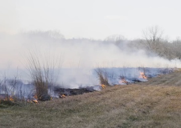 Huffman Prairie Prescribed Burn at Wright-Patterson Air Force Base