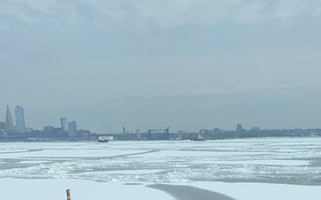 U.S. Coast Guard Cutter Morro Bay (WTGB 106) conducts Ice Breaking Lake Erie