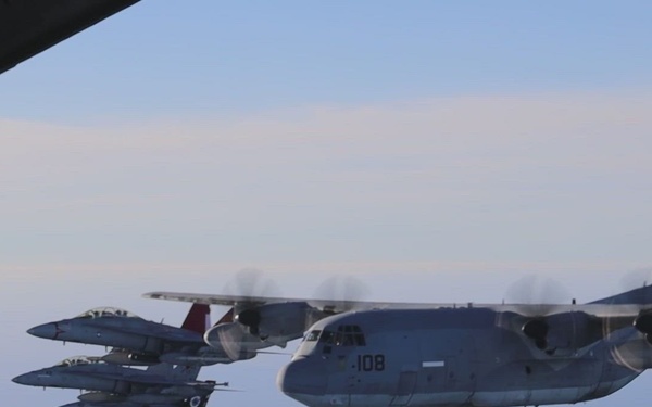 Project Legacy: Marine Aircraft Group 11 formation flight