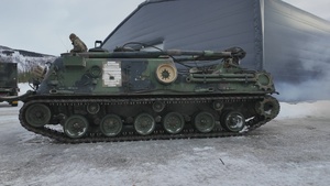 MLRS battalion maintenance crew conducts recovery operations during exercise in Norway