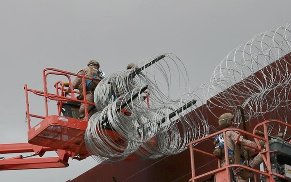 U.S. Marines support Southern Border Mission