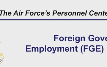 Foreign Government Employment (FGE) Brief