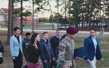 Pfc. Roland L. Bragg's Family Takes Part in Sunset Liberty March