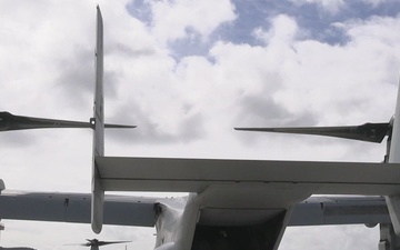 U.S. Marines with VMM-164 conduct an MV-22 Osprey training flight