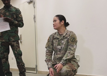 US, Ghanaian medics conduct tactical combat casualty care training with K9s