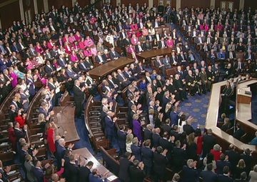 President Trump addresses a joint session of Congress