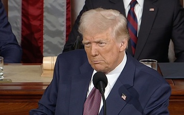 President Trump addresses a joint session of Congress