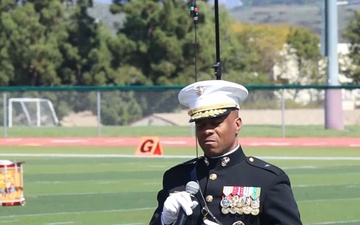 Battle Colors Detachment Performs at MCB Camp Pendleton