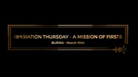 Operation Thursday - A mission of firsts